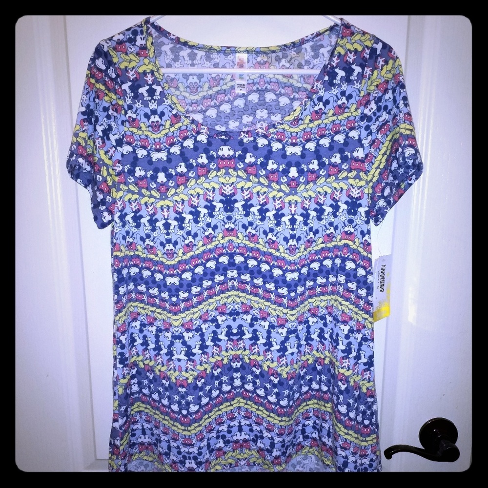LulaRoe Disney Mickey Mouse Classic Tee Medium